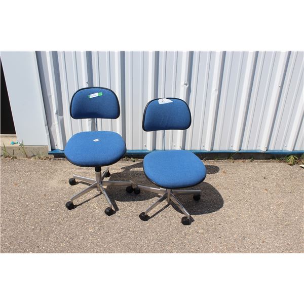 **(2) Rolling Office Chairs