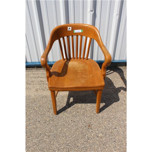**Wooden Office Chair