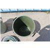 Image 3 : **(2) Garbage Cans, Garden Hose (approx. 25+FT) & Wand Sprayer