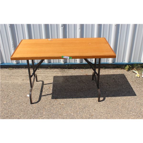 **Folding Wood Table - 51" x 27"