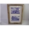 Image 3 : (2) Framed Pictures of Abandoned Buildings-left is 17.5"x13" right is 11"x15"
