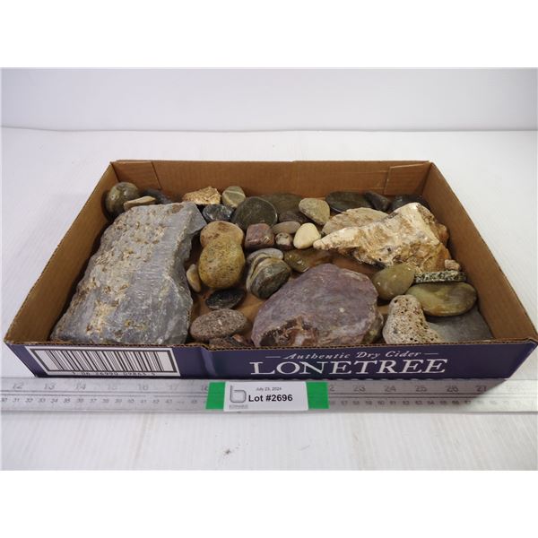 Lot of Assorted Cut and Polished Rock as pictured
