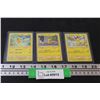 Image 1 : (3) Pikachu Pokemon Trading Cards (2019 & 2022)
