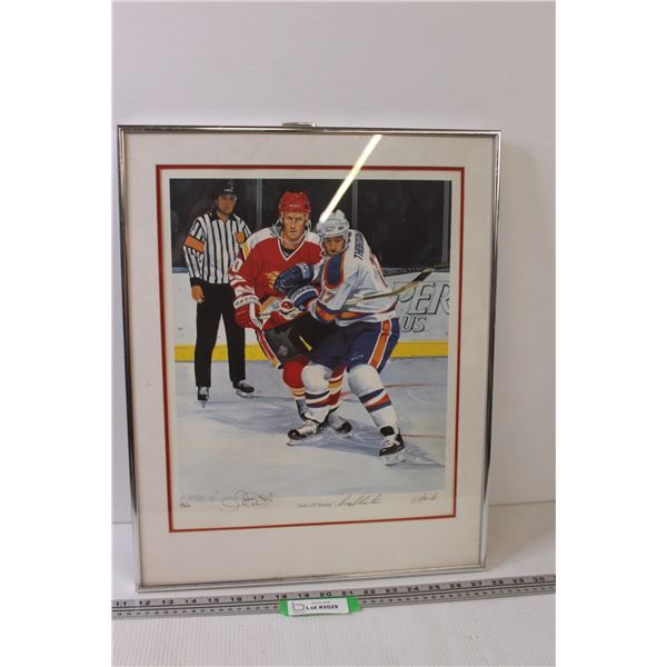 "Stars of Hockey" Print by Walter Burden - Framed - 20" x 16"