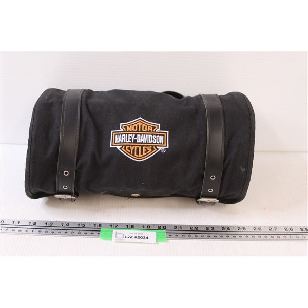 Harley Davidson Leather Storage Roll - 24" x 13" (Un-Rolled)