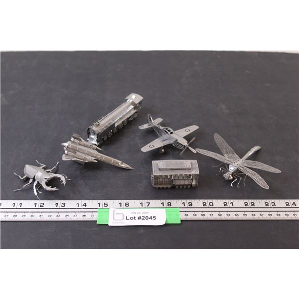 (6) Metal 3-D Metal Models