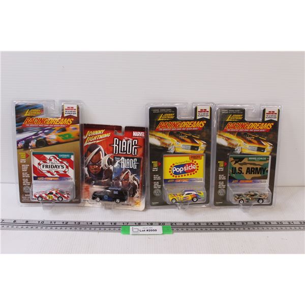 (4) Johnny Lightning Model Toy Cars - NIB
