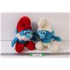 Image 1 : (2) Smurf Stuffies