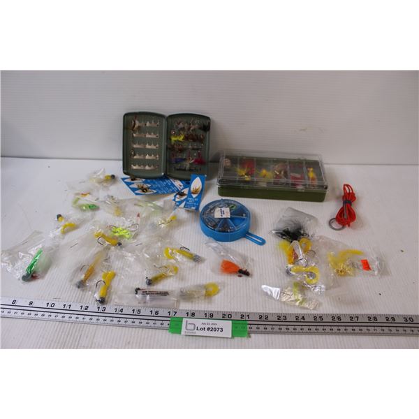 Fly Fishing Tackle & Lead Head/Jig Lures Lot