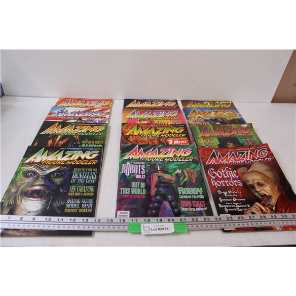 (12) Amazing Figure Modeler Magazines