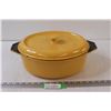 Image 1 : Cast Iron Enamel Roaster w/Lid - Made in France - 12" x 5" x 10"