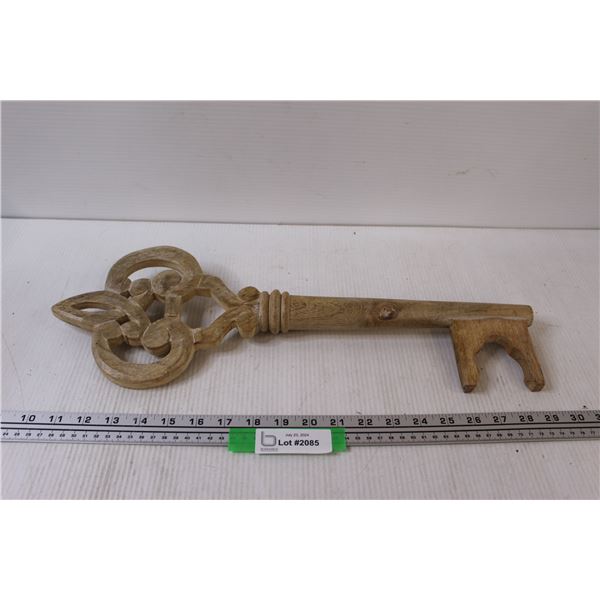 Wooden Key Wall Decor - 20" x 7"