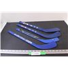 Image 1 : (4) Mini Hockey Sticks: Winnipeg Jets, Toronto Maple Leafs, Misc.