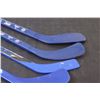 Image 4 : (4) Mini Hockey Sticks: Winnipeg Jets, Toronto Maple Leafs, Misc.