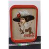 Image 1 : Coca Cola Serving Tray - 15" x 11" - Some Rust