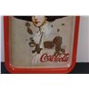 Image 2 : Coca Cola Serving Tray - 15" x 11" - Some Rust