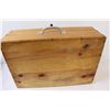 Image 5 : Wooden Wine Crate - 20" x 13" x 7"