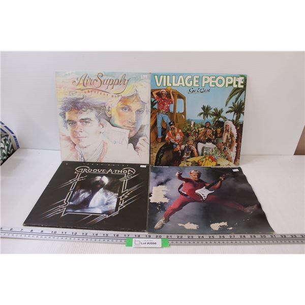(4) Records: Village People, Frank Soda, Air Supply, Isaac Hayes