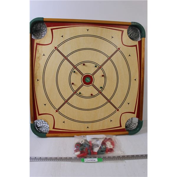 *Carrom Classic Game Board - 28" x 28" (Some Water Damage)