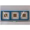 Image 1 : (3) Blue Picture Frames - 10" x 10"