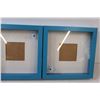 Image 4 : (3) Blue Picture Frames - 10" x 10"