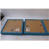 Image 5 : (3) Blue Picture Frames - 10" x 10"