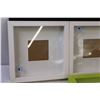 Image 2 : (3) White Picture Frames & (1) Green - 10" x 10"