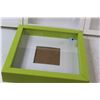 Image 3 : (3) White Picture Frames & (1) Green - 10" x 10"