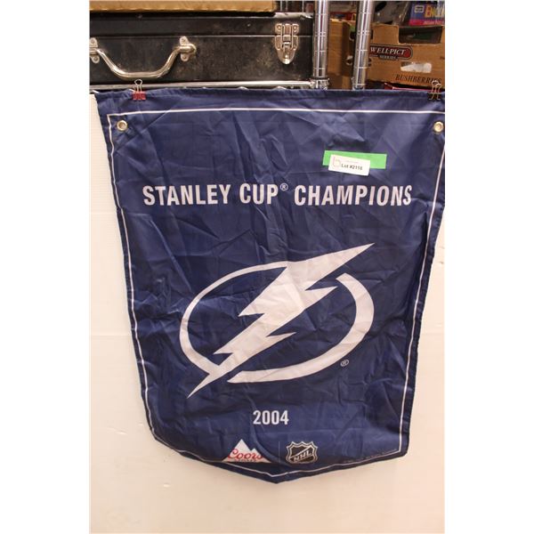 Tampa Bay Lighting Hockey Pennant - 33" x 22"