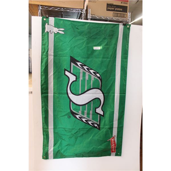 Saskatchewan Roughriders Pilsner Flag (58"x35")