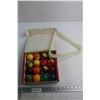 Image 1 : Gendron High Grade English Pool Balls with Rack - Canada
