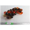 Image 1 : Large Amber Lucite Grape Cluster