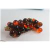 Image 2 : Large Amber Lucite Grape Cluster