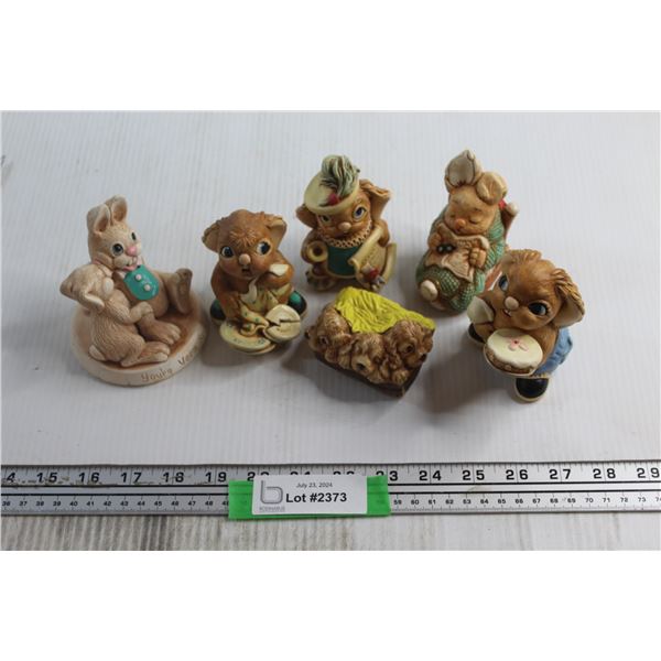 (6) Moorcraft /Pendelfin Collectibles