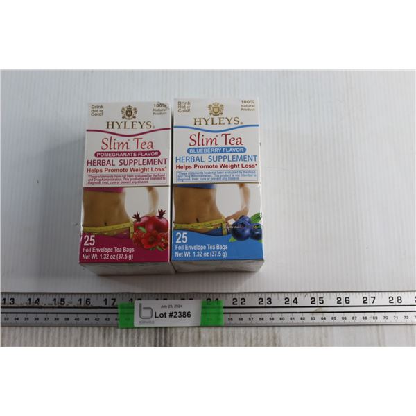 (2) Herbal Slim Tea for Weight Loss