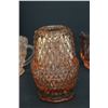 Image 3 : (8) Pink Depression Glass Items - Fairy Light, (2) Cream and Sugar Sets, Etc.