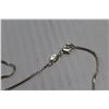 Image 5 : ^925 Silver Raw Emerald Link Chain