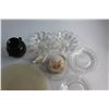 Image 2 : Fenton Glass Serving Plate and Misc.