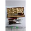 Image 1 : Vintage Carving Sets and Steak Knifes
