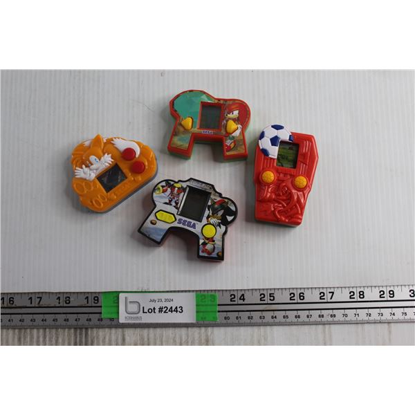 (4) Sega Hand Held Games