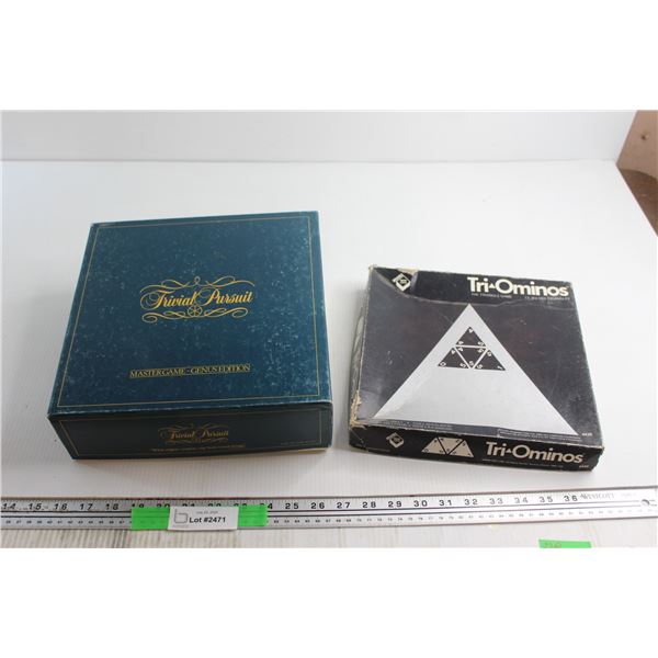 Tri-Ominos and Trivial Pursuit Games