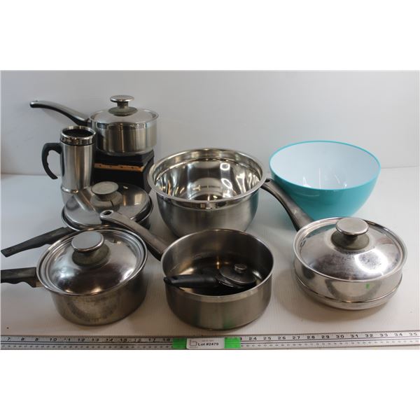 Assorted Pots and Misc.