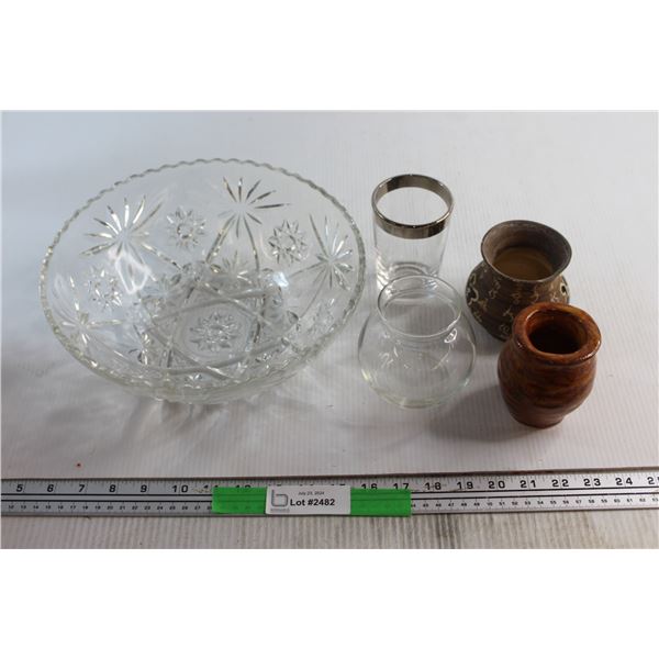 Assorted Glassware