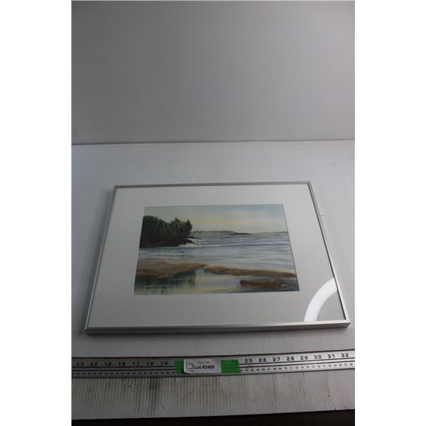 Framed Lakeview Print 20'' x 15''