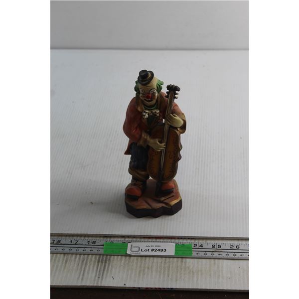 Clown with Violone Statue