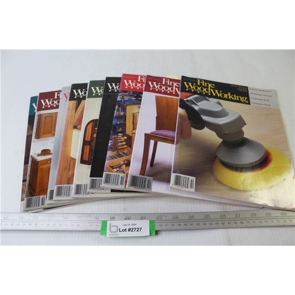 (9) Fine Wood Working Magazines