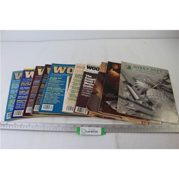 (10) Wood Working Related Magazines