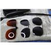 Image 2 : (3) Sets of Clip-on Sunglasses - Musical Baoding Balls - Calculator - (2) Heating Pads (untested) - 