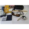 Image 3 : (3) Sets of Clip-on Sunglasses - Musical Baoding Balls - Calculator - (2) Heating Pads (untested) - 