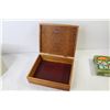 Image 6 : Wooden Hinged Box - Parker Brothers French Card Game - Assorted Back Up Disks in Plastic Case